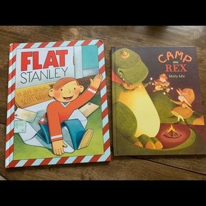 Flat Stanley and camp Rex hardback boom kids